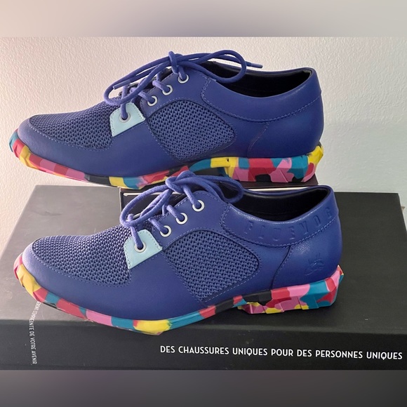 John Fluevog Future Round Toe ECLIPSE Vegan Sneaker - Picture 7 of 15